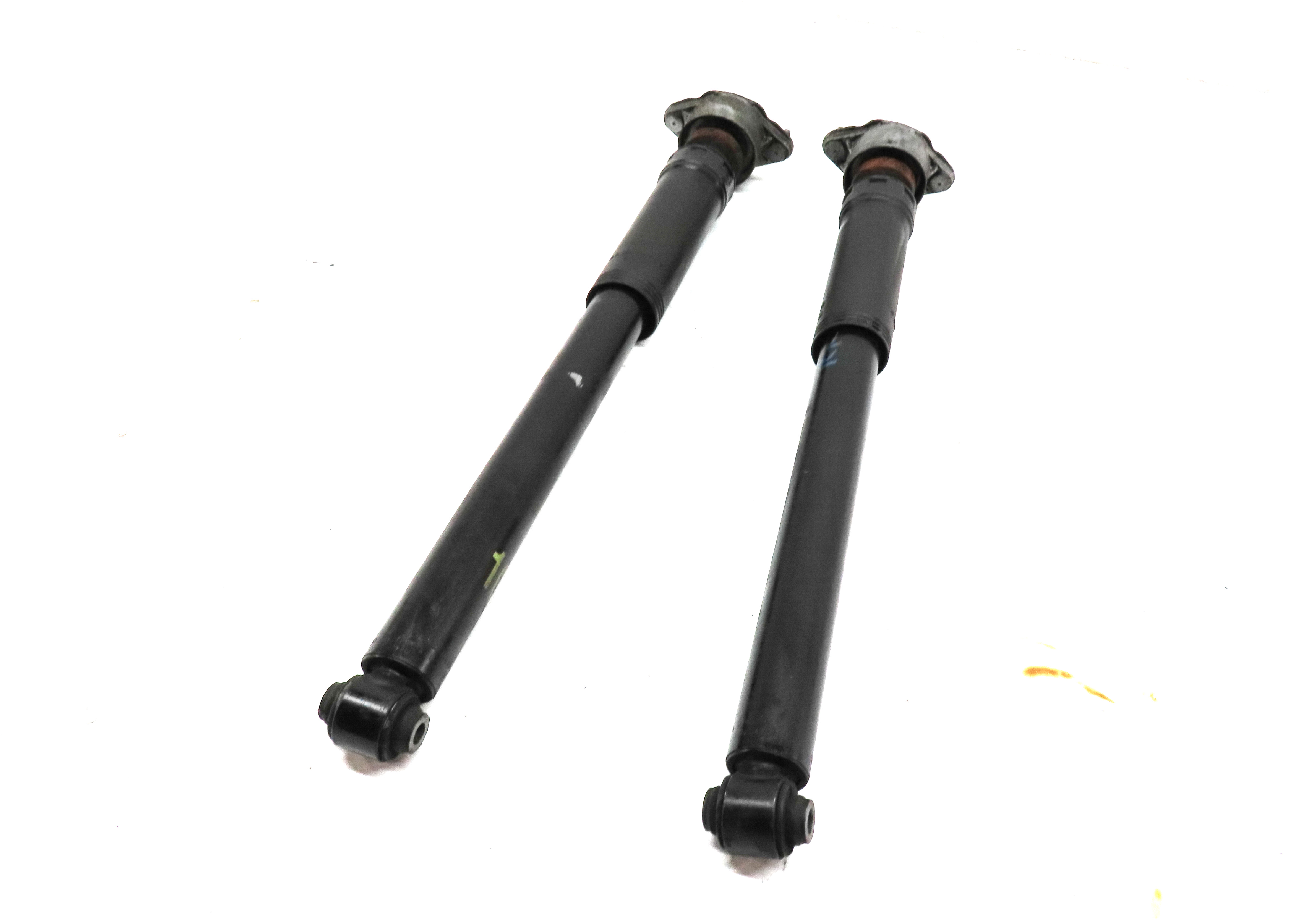 13 MERCEDES E350 (W212) REAR LEFT & RIGHT STANDARD SUSPENSION SHOCK STRUT SET/2 — exact item pictured
